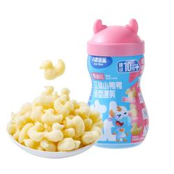 小鹿蓝蓝 婴幼儿立体小鸭子造型泡芙 苹果香蕉味 35g