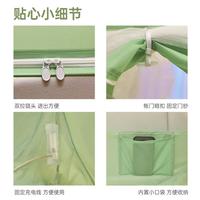 母婴级A类免安装蒙古包蚊帐可折叠防尘缓冲全底包裹宝宝蚊帐