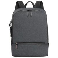 TUMI 途明 Harrison系列 男士纯色商务薄款双肩包 06602010DCH 深炭黑色