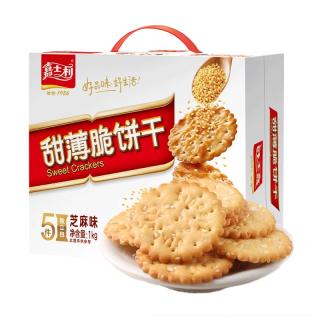 嘉士利 甜薄脆饼干 芝麻味 1kg