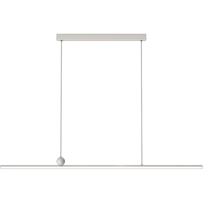 薄度 创意LED吊灯 极简长条 白框 150cm 三色可调