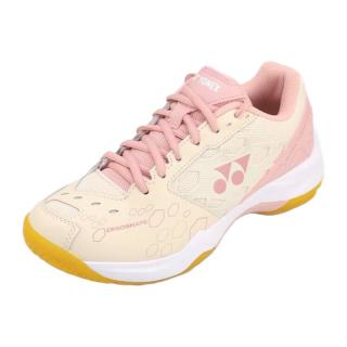 YONEX 羽毛球鞋yy入门级训练减震动力垫女SHB101CR米粉38