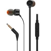 JBL 杰宝 TUNE 110 入耳式耳塞式有线耳机 黑色