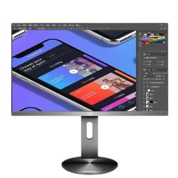 AOC 27英寸 4K IPS广视角 99%sRGB 商用办公节能 低蓝光不闪 三边微边 macmini电脑显示器 U2790PQU
