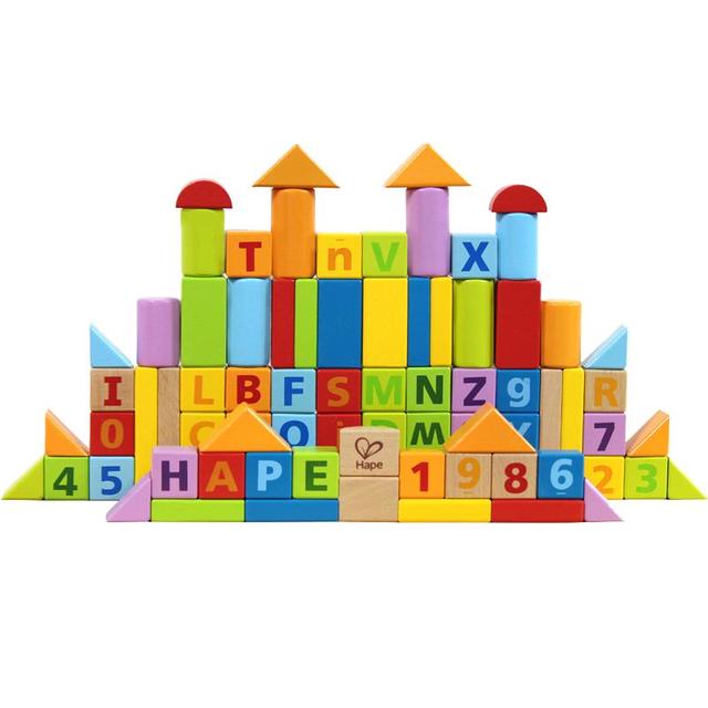 Hape E8022 80粒益智积木