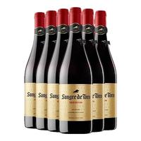 TORRES 桃乐丝 公牛血 金标 加泰罗尼亚干型红葡萄酒 6瓶*750ml套装