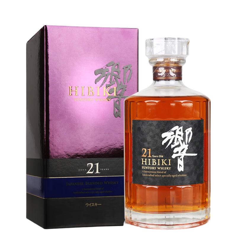 HIBIKI 響 21年 调和 日本威士忌 43%vol 700ml 礼盒装