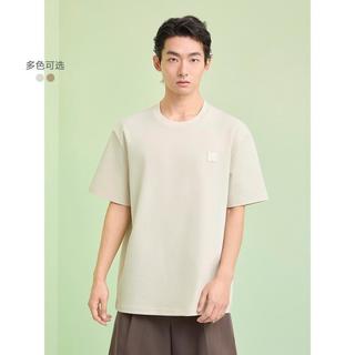 男装 圆领T恤简约设计上衣双色短袖针织 2025夏季