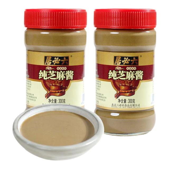 六必居 纯芝麻酱 300g 瓶装