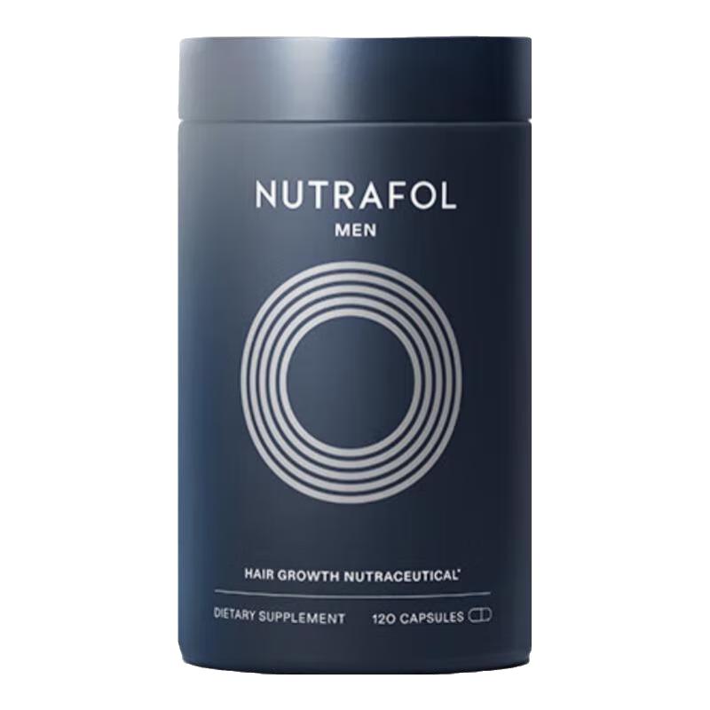 Nutrafol联合利华NF黄金胶囊复合维生发生素生物素 防脱育发养发护发生发胶囊男士*120粒/瓶 男士NF黄金胶囊*1