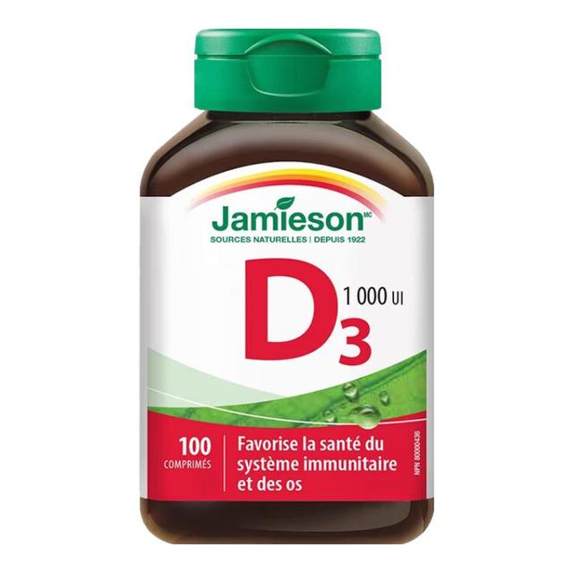 Jamieson 活性维生素d3维他命d vitamind3钙片vd3补钙1000iu