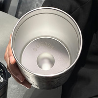 绚青 大容量 男士保温杯 吸管