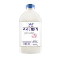 兰格格 草原酸奶 专利活菌1kg*1 生鲜低温酸牛奶 可制干噎希腊老酸奶