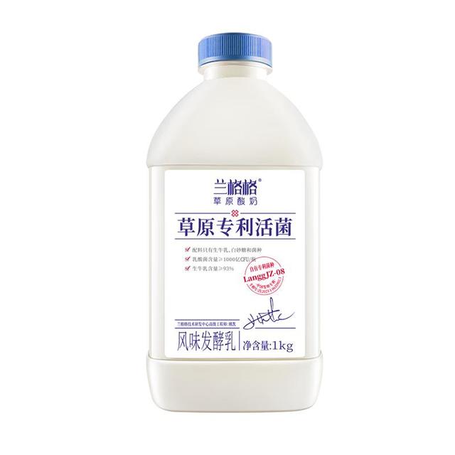 兰格格 草原酸奶 1kg 低温酸奶