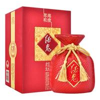 酒鬼 红坛酒 52%vol 馥郁香型白酒 500ml 单瓶装