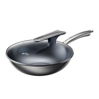 Joyoung 九阳 CF32-C987(GB) 炒锅(32cm、不粘、无涂层、蓝钛)