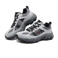 斯凯奇 SKECHERS 237527 男士休闲鞋 灰色/橘色/GYOR 41