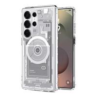 spigen 三星Galaxy S25 Ultra 磁吸防摔 透明白色 手机壳