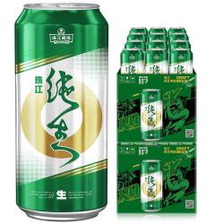 珠江啤酒 高麦汁浓度  纯生 500mL 24罐 听装 500ml