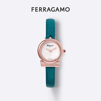 Salvatore Ferragamo 菲拉格慕 女士手表 F43020017 22.5mm 瑞士制造 小绿金