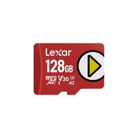 Lexar 雷克沙 PLAY Micro-SD存储卡 128GB（USH-I、V10、U1、A1）