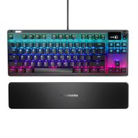 Steelseries 赛睿 Apex 7 TKL 84键 有线机械键盘 黑色 赛睿QX2红轴 RGB