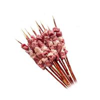 涝河桥国产宁夏滩羊红柳羊肉串 500g/袋约10串原切供港标准烧烤食材 红柳肉串500g/袋