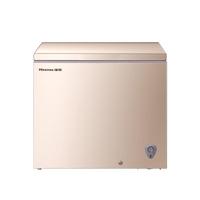 海信（Hisense）海信200L减霜冰柜家用商用小型冷柜 冷藏冷冻转换 一级能效卧式冰箱贴BD/BC-200ZNUB 金色 200L 减霜一级节能
