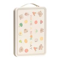 好管家菜板双面抗菌防霉砧板厨房加厚面板不锈钢切菜水果粘板案板 可站立中号砧板39*27*2.0