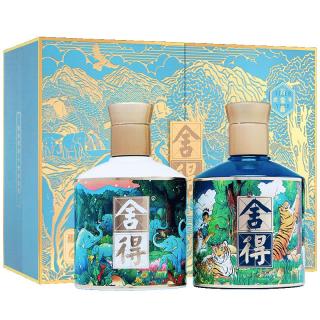 舍得 品味舍得 虎年万象新 52%vol 浓香型白酒 375ml*2瓶 礼盒装