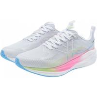 XTEP特步新春系列中国邮政联名款騛速5.0跑鞋女976118110043 新白色/果冻绿/蜜桃粉 36