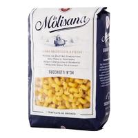 La Molisana茉莉莎娜意大利意大利面拌面条意面意粉儿童早餐食品速食充饥夜宵 【1袋】扭纹形意大利面500g