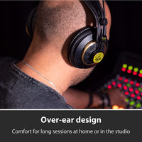 AKG K240STUDIO 头戴式专业监听耳机 录音棚监听 可调节头带 金色