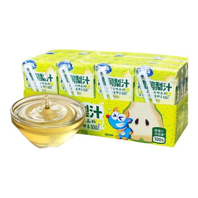 移动端、京东百亿补贴：小鹿蓝蓝 梨汁山楂汁125ml*12盒