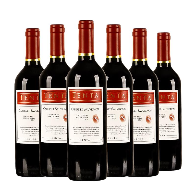 TENPA 天帕 赤霞珠干红葡萄酒 750ml*6瓶