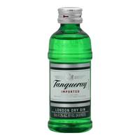 添加利TANQUERAY 添加利英国干味金酒基酒蒸馏酒调酒 添加利酒版 50mL 1瓶