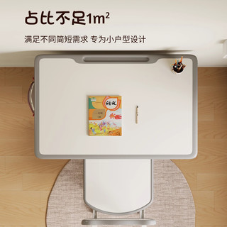 树浩儿童学习桌椅套装学校同款可调节升降书桌写字桌小家用课桌椅 【冲量特惠】双柱课桌椅·灰色