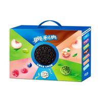 奥利奥 夹心饼干玩在一起七彩年货礼盒1067g 休闲零食大礼包 早餐下午茶