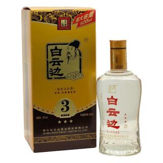 白云边 3星白酒三星陈酿50度520ml 浓酱兼香型高度白酒 50度 520mL 6瓶 （整箱装）