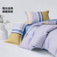 百丽丝水星家纺出品三四件套全棉印花床单被套枕套宿舍家用单人双人套件 全棉几何印花套件 床单款 ()