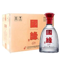 今世缘 国缘单开 幽雅醇厚型 白酒 42度 500ml*6瓶整箱中秋送礼 江苏版
