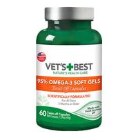 VET'S BEST 猫狗通用 凤尾鱼鱼油软胶囊 60粒