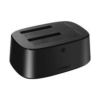 UGREEN 绿联 CM198 2.5/3.5英寸双盘位SATA硬盘底座 USB 3.0