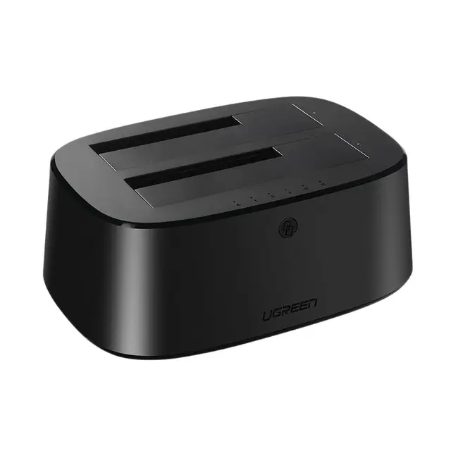 UGREEN 绿联 CM198 2.5/3.5英寸双盘位SATA硬盘底座 USB 3.0