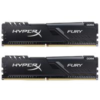 Kingston 金士顿 Fury系列 DDR4 3600MHz 台式机内存 马甲条 黑色 16GB 8GB*2 HX436C17FB3K2/16