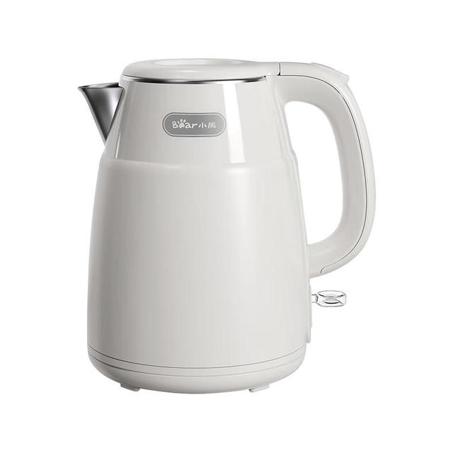 小熊 电水壶 1.5L 简约白