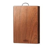 好管家 乌檀木实木切菜板加厚案板剁骨板面板家用防霉砧板 30*20*2.2CM