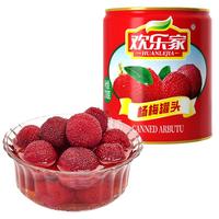 HUANLEJIA 欢乐家 杨梅罐头 318g*6罐