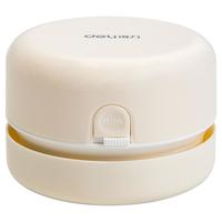deli 得力 18880 桌面吸尘器 白色 干电池款