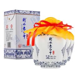 衡水老白干 青花手酿 老白干香型 52度 500ml*4瓶整箱装 口粮酒 节日送礼